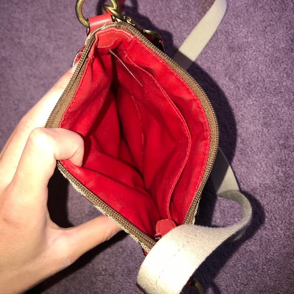 Coach purse brown and orange - Picture 3 of 4